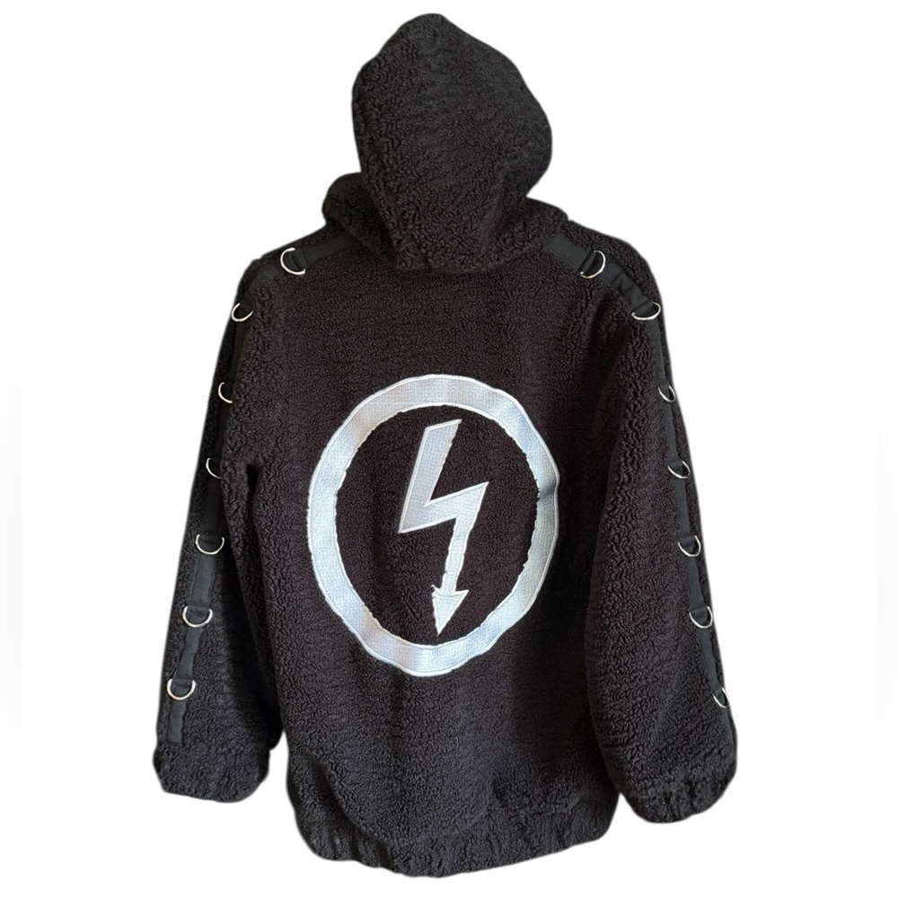 Dolls Kill Marilyn Manson Hooded Teddy Jacket - Picture 5 of 6